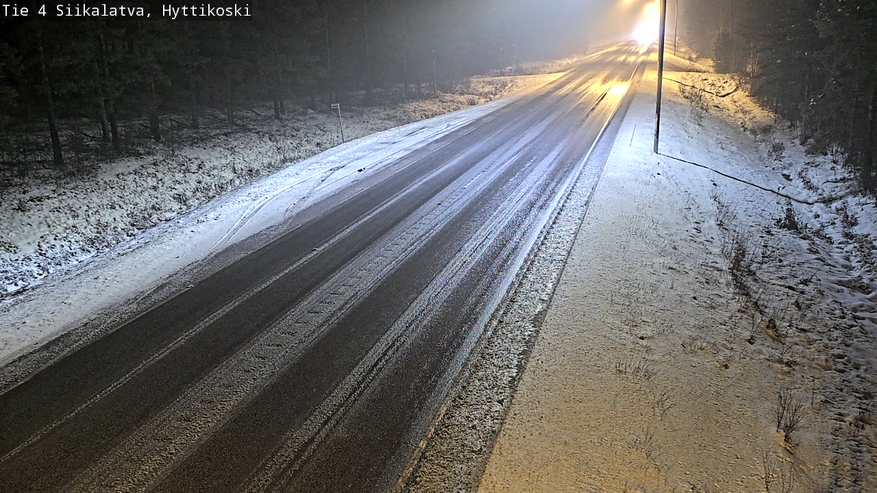 Weather Camera Image Väg 4 Siikalatva, Hyttikoski, Siikalatva, Pohjois-Pohjanmaa