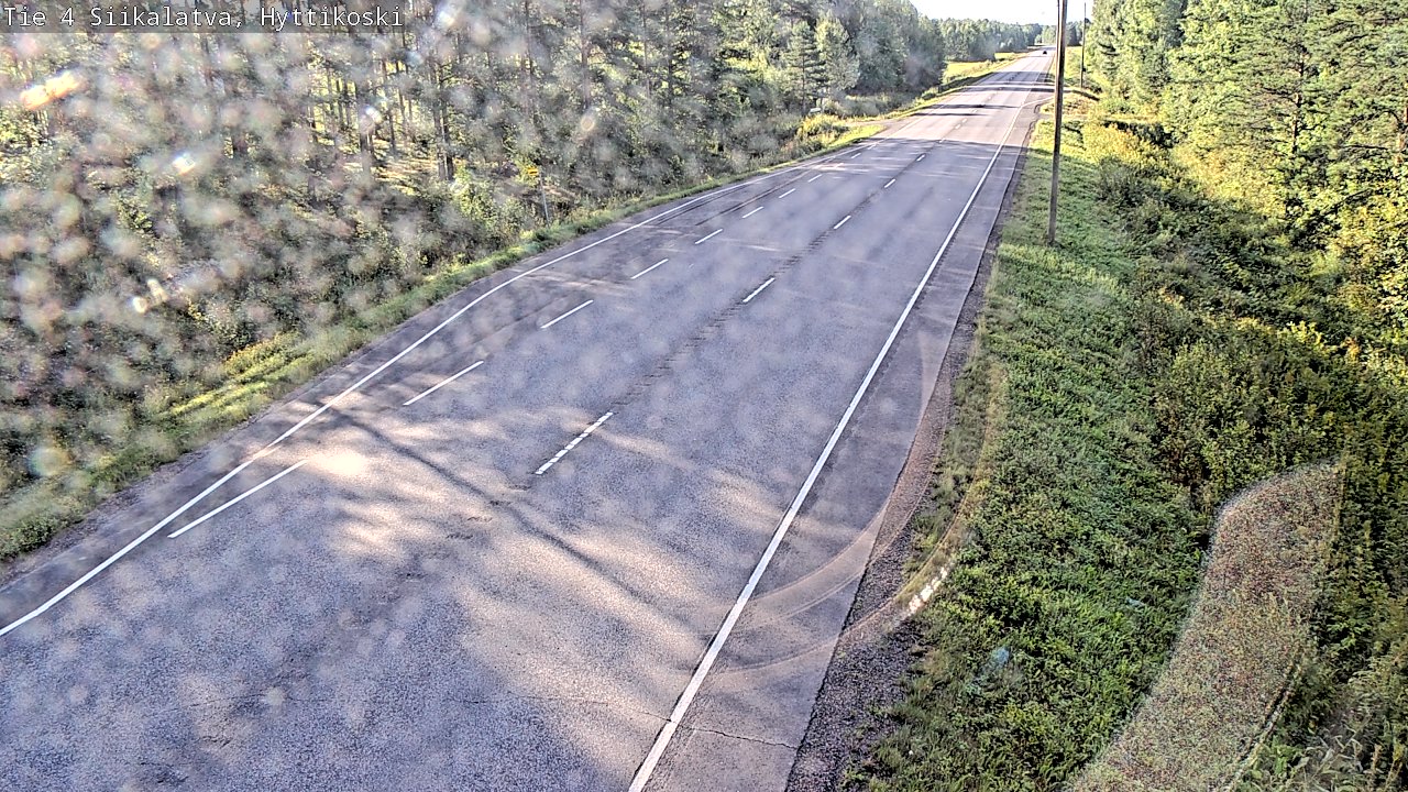 Weather Camera Image Väg 4 Siikalatva, Hyttikoski, Siikalatva, Pohjois-Pohjanmaa
