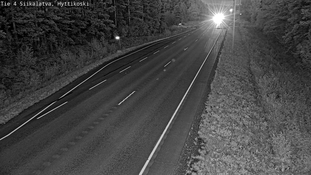 Weather Camera Image Väg 4 Siikalatva, Hyttikoski, Siikalatva, Pohjois-Pohjanmaa