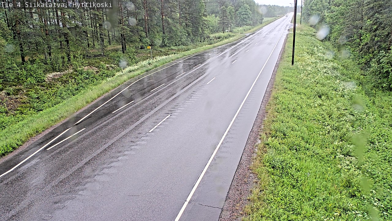 Weather Camera Image Road 4 Siikalatva, Hyttikoski, Siikalatva, Pohjois-Pohjanmaa