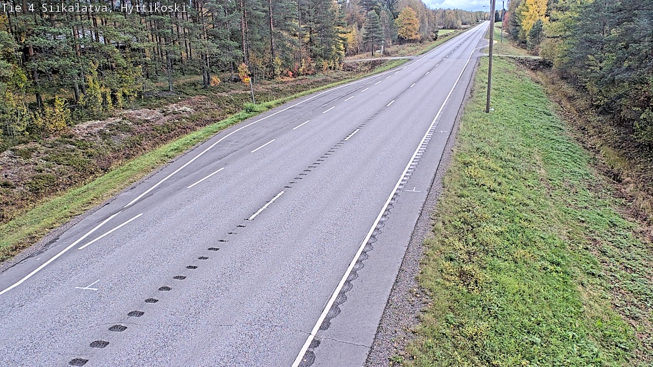 Weather Camera Image Road 4 Siikalatva, Hyttikoski, Siikalatva, Pohjois-Pohjanmaa