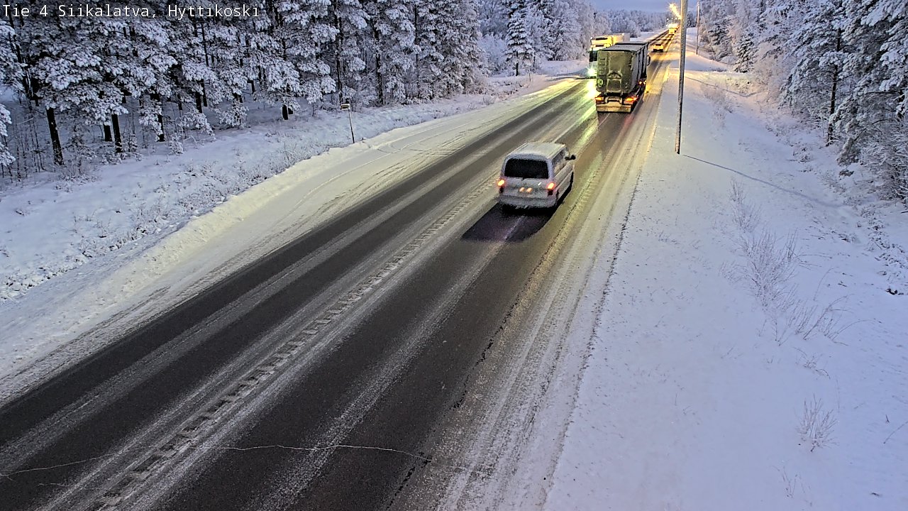 Weather Camera Image Road 4 Siikalatva, Hyttikoski, Siikalatva, Pohjois-Pohjanmaa