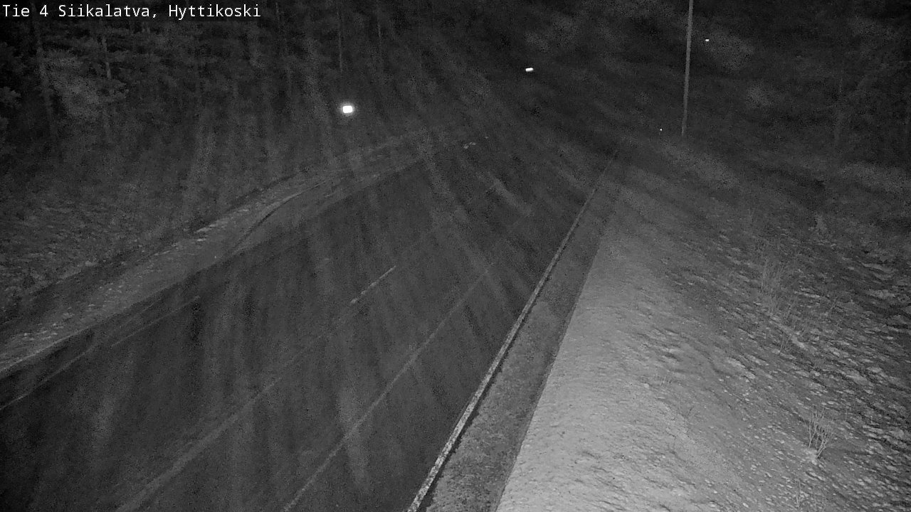 Weather Camera Image Väg 4 Siikalatva, Hyttikoski, Siikalatva, Pohjois-Pohjanmaa