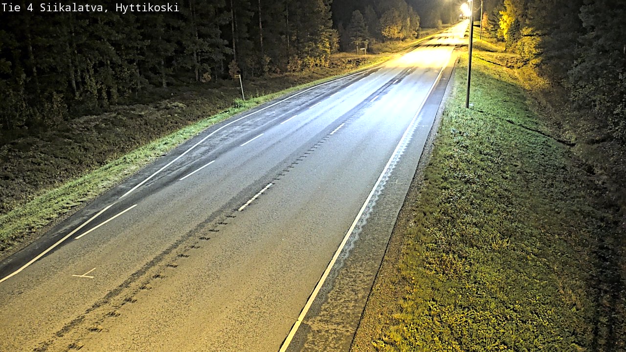 Weather Camera Image Road 4 Siikalatva, Hyttikoski, Siikalatva, Pohjois-Pohjanmaa