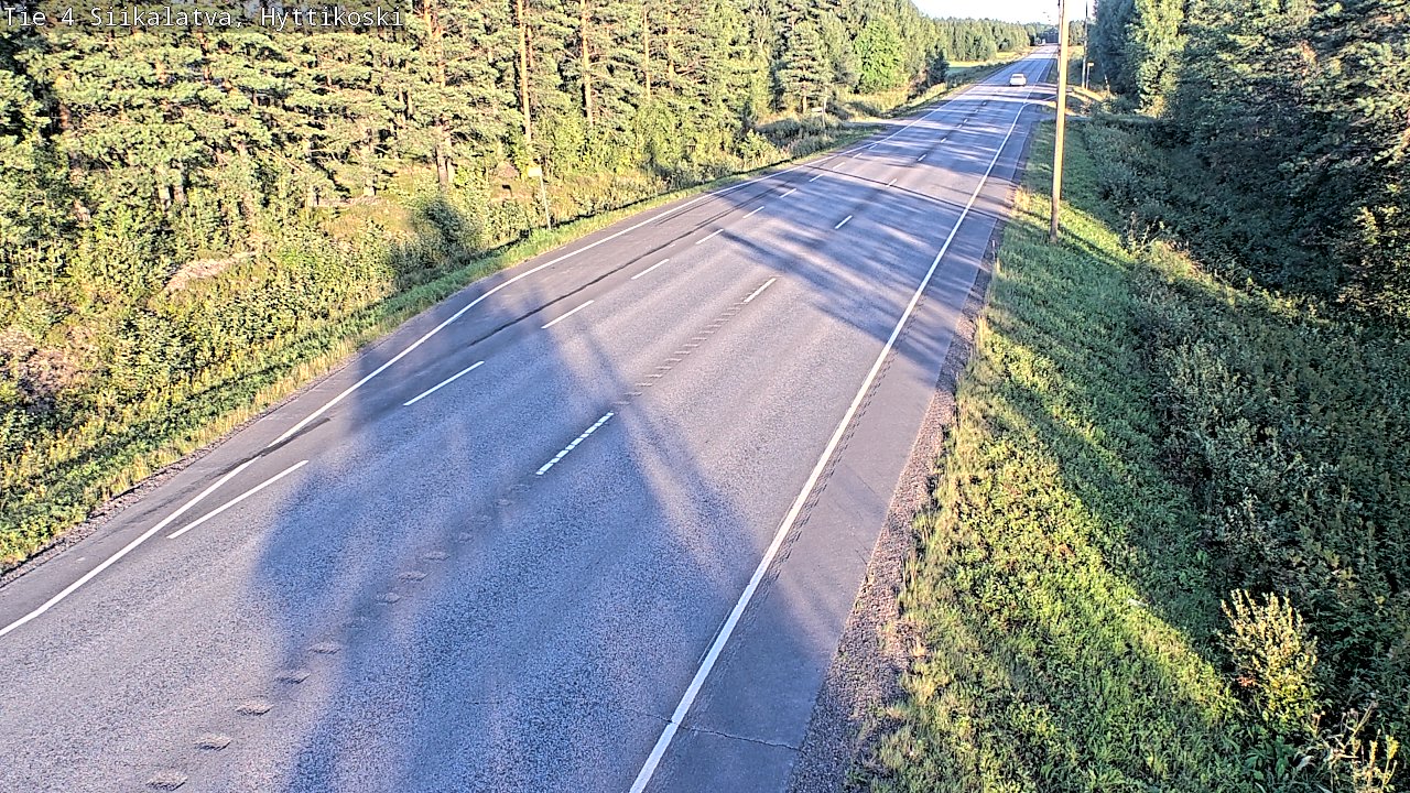 Weather Camera Image Väg 4 Siikalatva, Hyttikoski, Siikalatva, Pohjois-Pohjanmaa