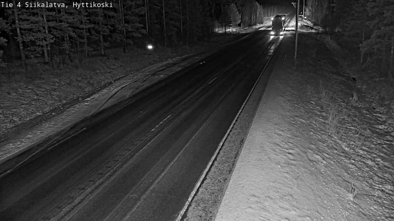 Weather Camera Image Väg 4 Siikalatva, Hyttikoski, Siikalatva, Pohjois-Pohjanmaa