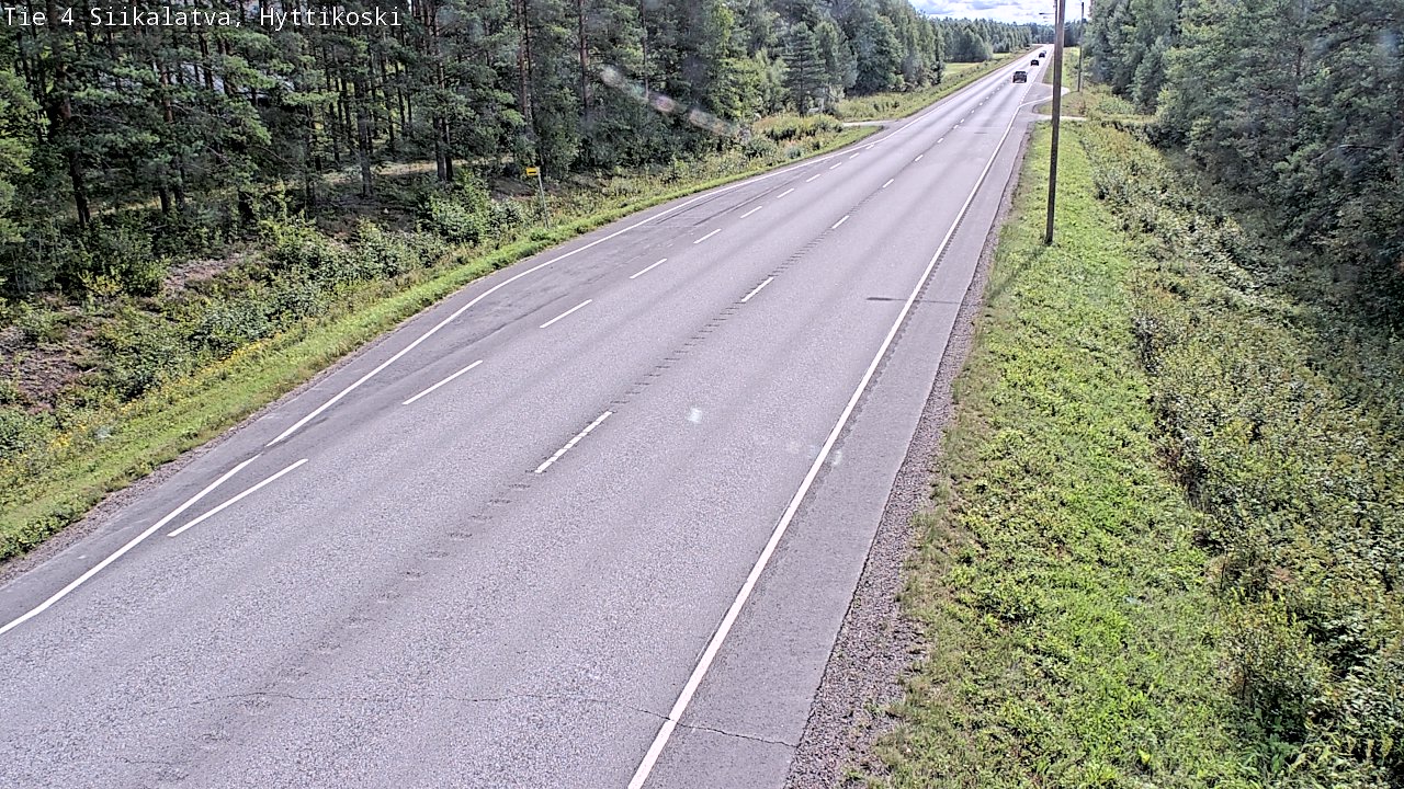 Weather Camera Image Road 4 Siikalatva, Hyttikoski, Siikalatva, Pohjois-Pohjanmaa