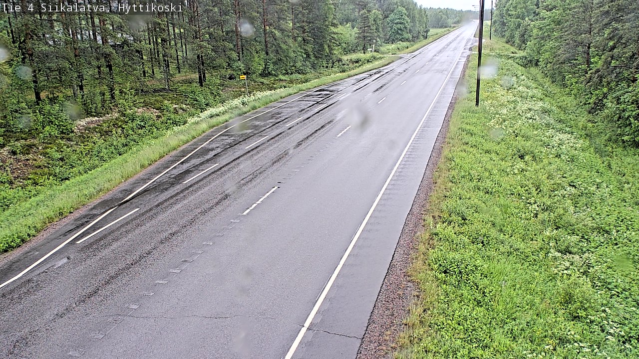 Weather Camera Image Road 4 Siikalatva, Hyttikoski, Siikalatva, Pohjois-Pohjanmaa