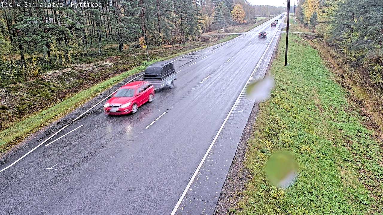 Weather Camera Image Road 4 Siikalatva, Hyttikoski, Siikalatva, Pohjois-Pohjanmaa