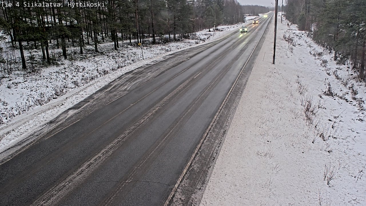 Weather Camera Image Väg 4 Siikalatva, Hyttikoski, Siikalatva, Pohjois-Pohjanmaa