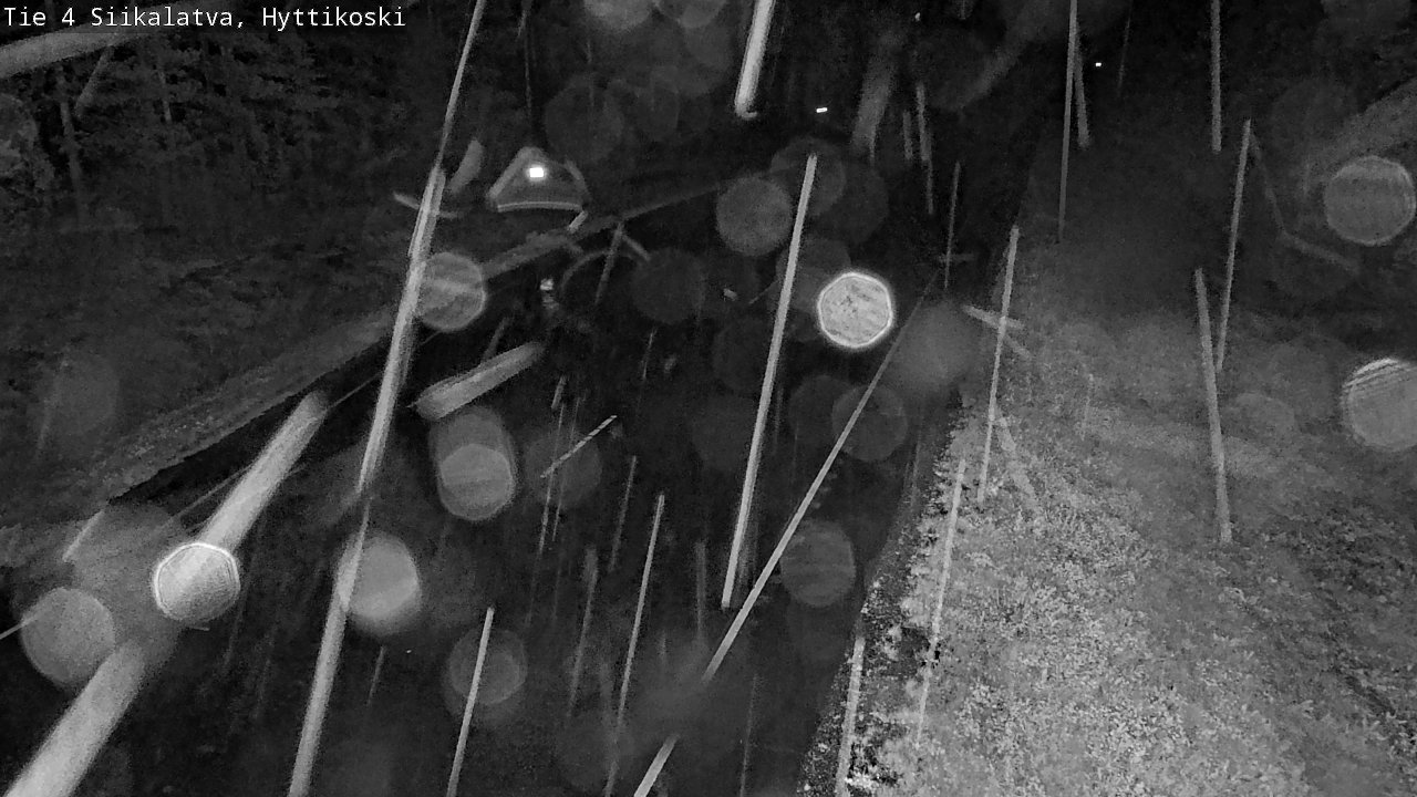 Weather Camera Image Road 4 Siikalatva, Hyttikoski, Siikalatva, Pohjois-Pohjanmaa