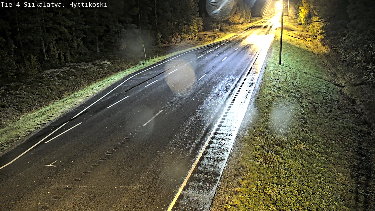 Weather Camera Image Road 4 Siikalatva, Hyttikoski, Siikalatva, Pohjois-Pohjanmaa