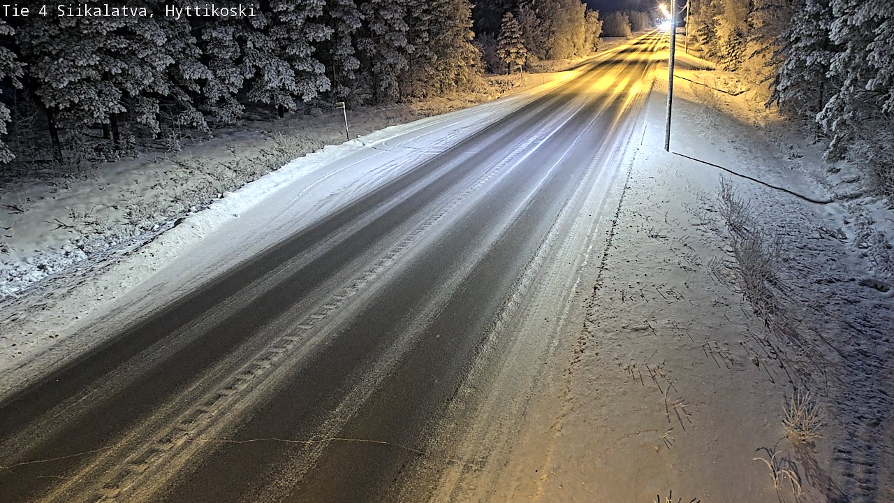 Weather Camera Image Road 4 Siikalatva, Hyttikoski, Siikalatva, Pohjois-Pohjanmaa