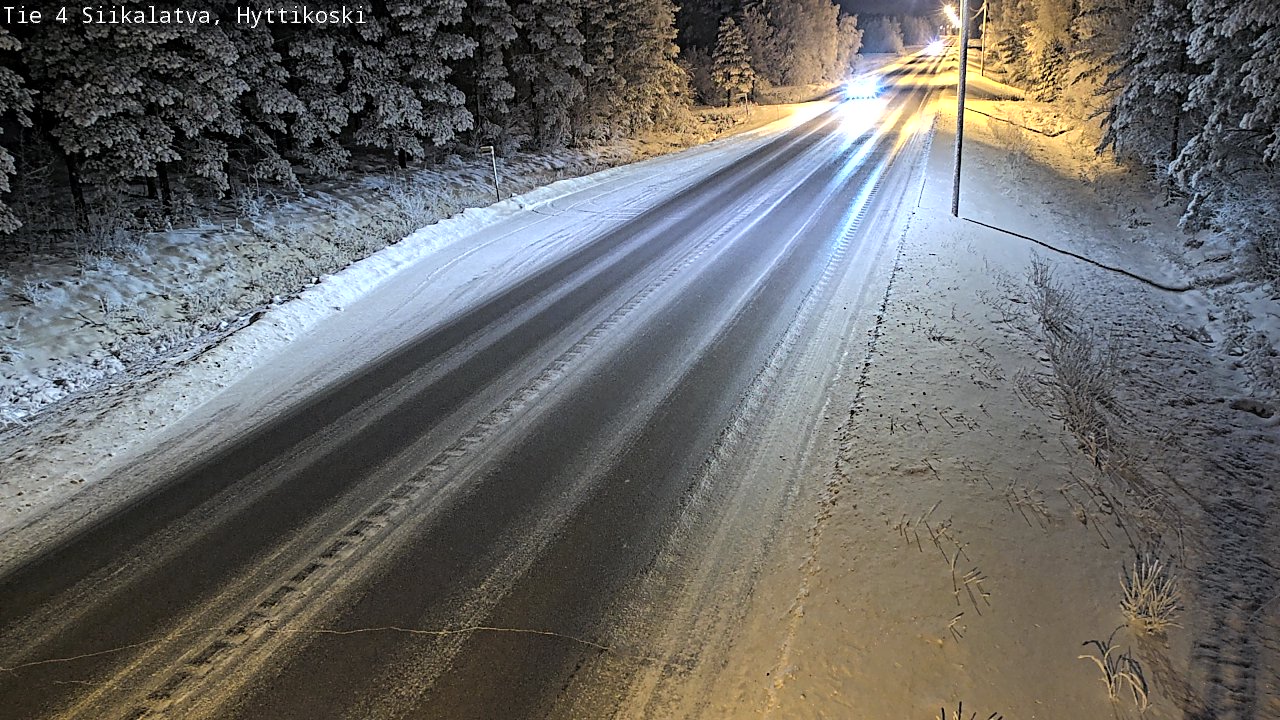 Weather Camera Image Väg 4 Siikalatva, Hyttikoski, Siikalatva, Pohjois-Pohjanmaa