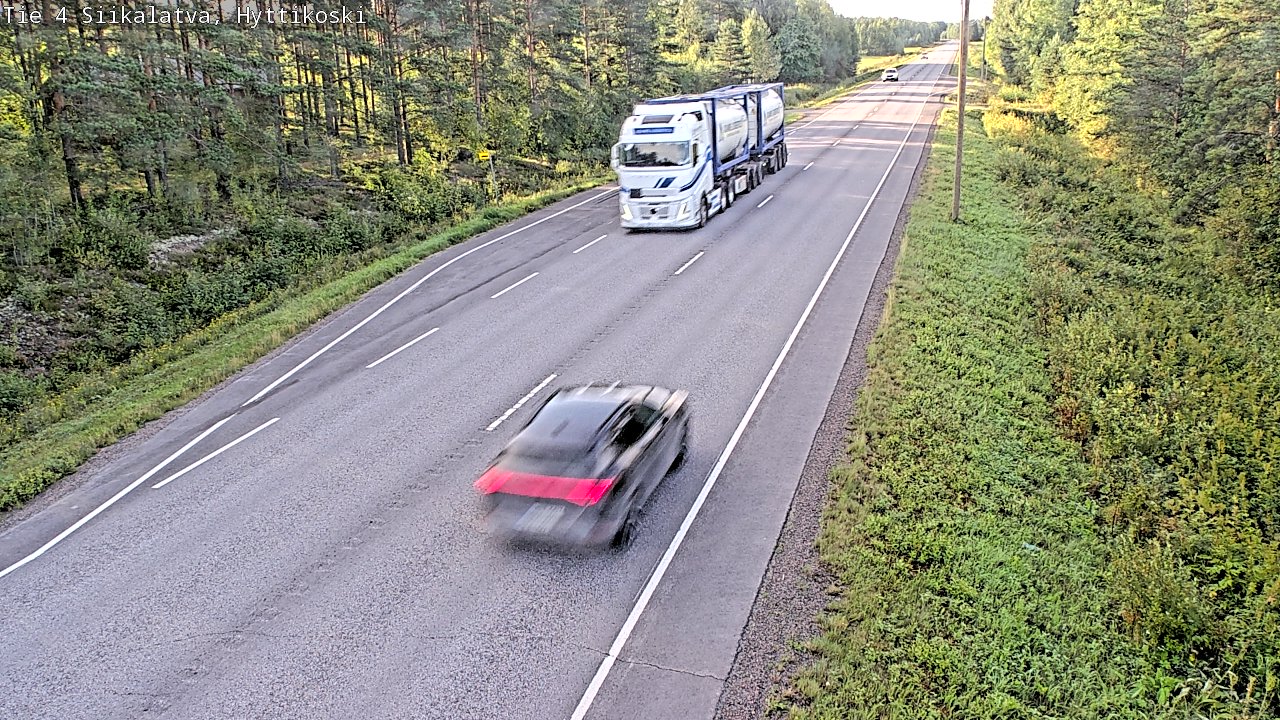 Weather Camera Image Väg 4 Siikalatva, Hyttikoski, Siikalatva, Pohjois-Pohjanmaa