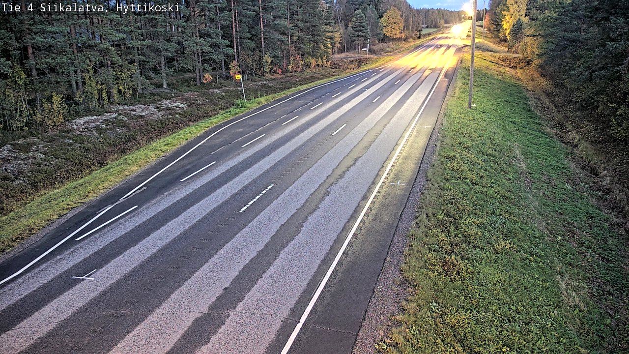 Weather Camera Image Road 4 Siikalatva, Hyttikoski, Siikalatva, Pohjois-Pohjanmaa