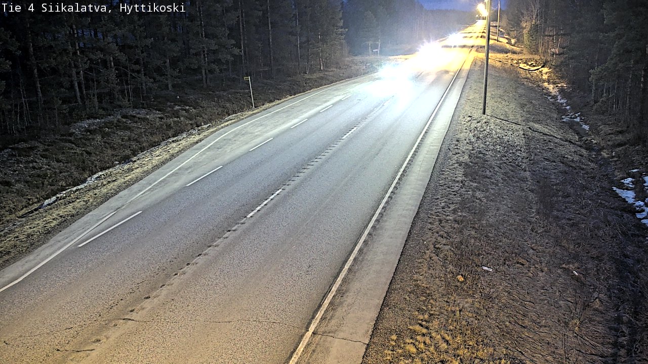 Weather Camera Image Road 4 Siikalatva, Hyttikoski, Siikalatva, Pohjois-Pohjanmaa