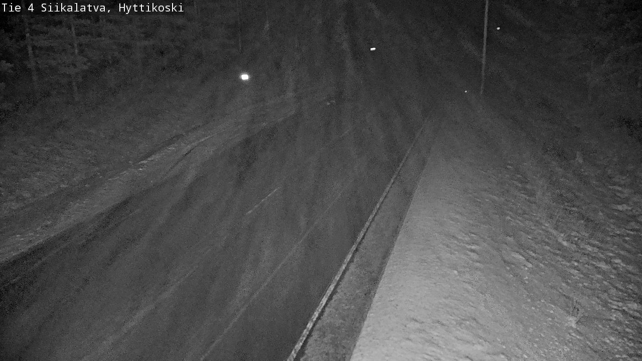 Weather Camera Image Väg 4 Siikalatva, Hyttikoski, Siikalatva, Pohjois-Pohjanmaa