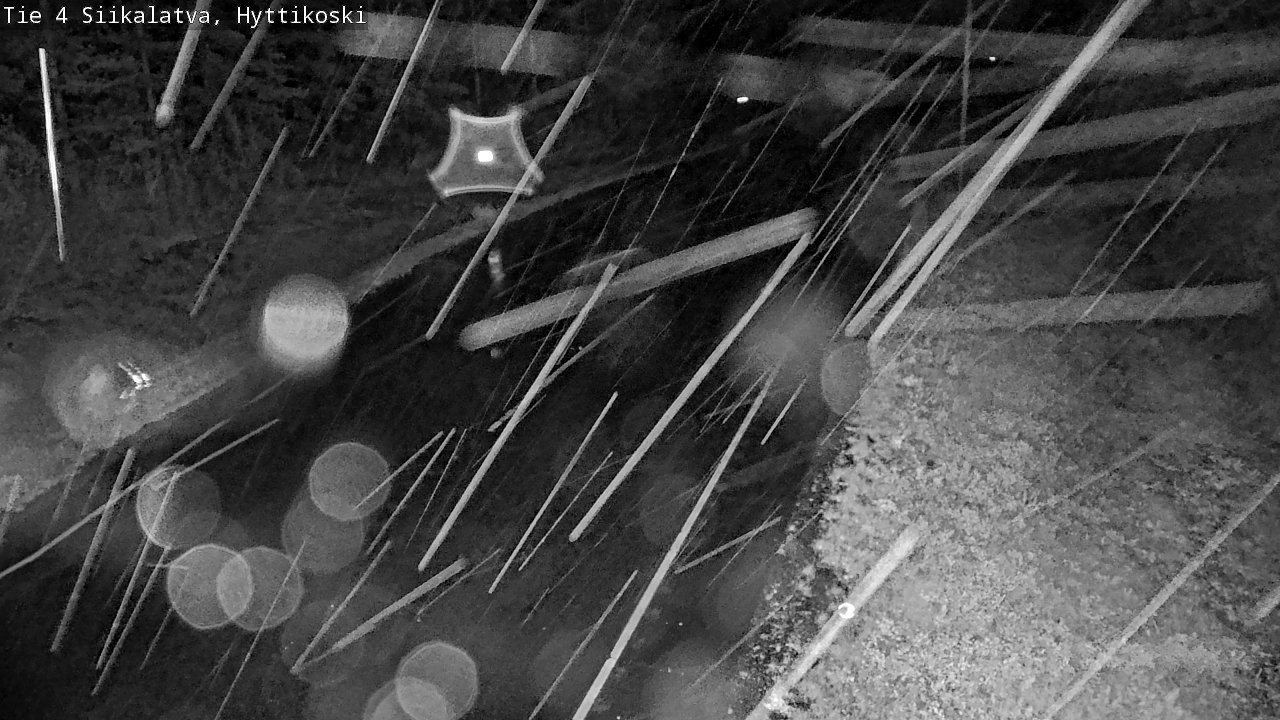 Weather Camera Image Road 4 Siikalatva, Hyttikoski, Siikalatva, Pohjois-Pohjanmaa