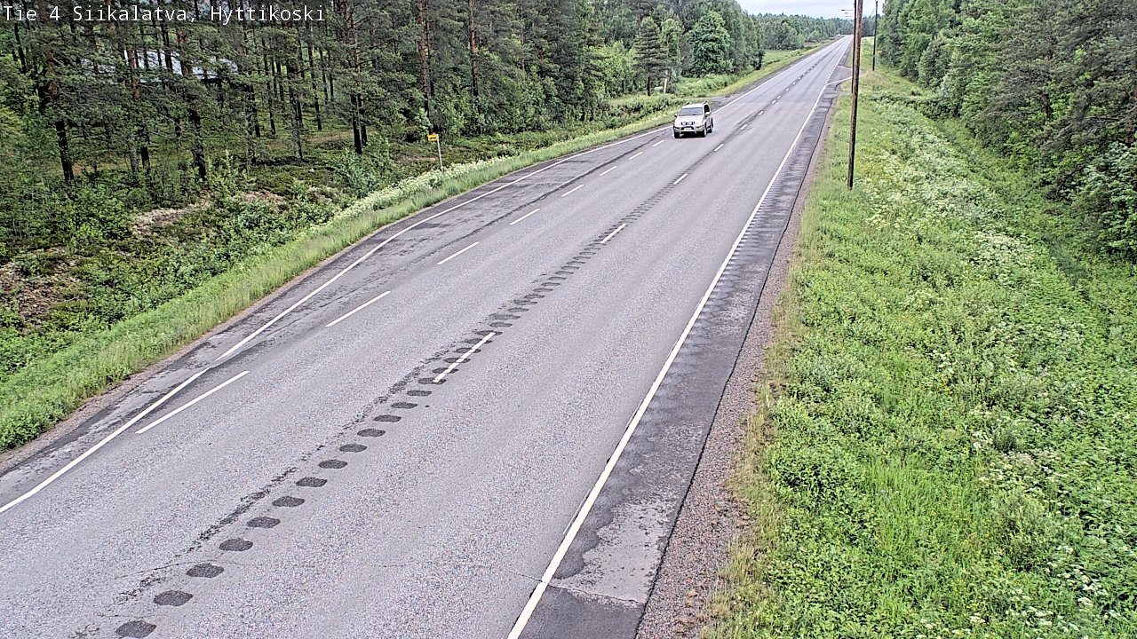 Weather Camera Image Road 4 Siikalatva, Hyttikoski, Siikalatva, Pohjois-Pohjanmaa