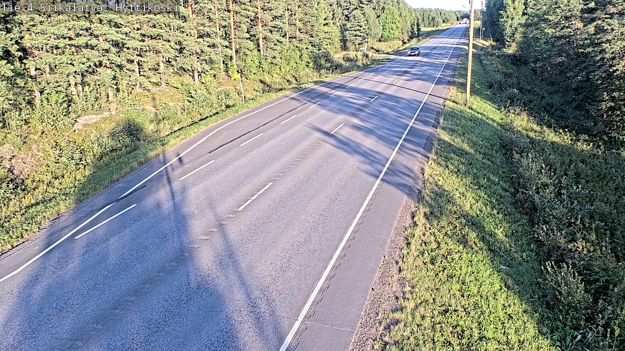 Weather Camera Image Väg 4 Siikalatva, Hyttikoski, Siikalatva, Pohjois-Pohjanmaa