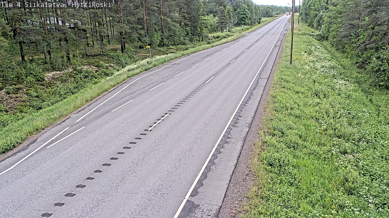 Weather Camera Image Road 4 Siikalatva, Hyttikoski, Siikalatva, Pohjois-Pohjanmaa