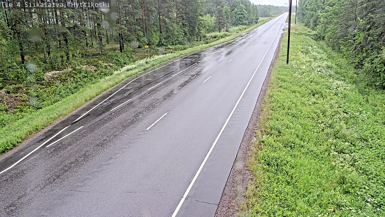 Weather Camera Image Road 4 Siikalatva, Hyttikoski, Siikalatva, Pohjois-Pohjanmaa