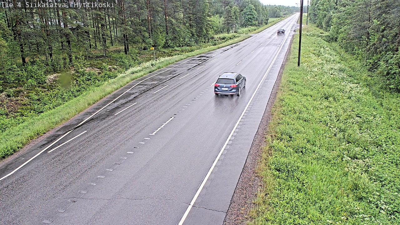 Weather Camera Image Road 4 Siikalatva, Hyttikoski, Siikalatva, Pohjois-Pohjanmaa