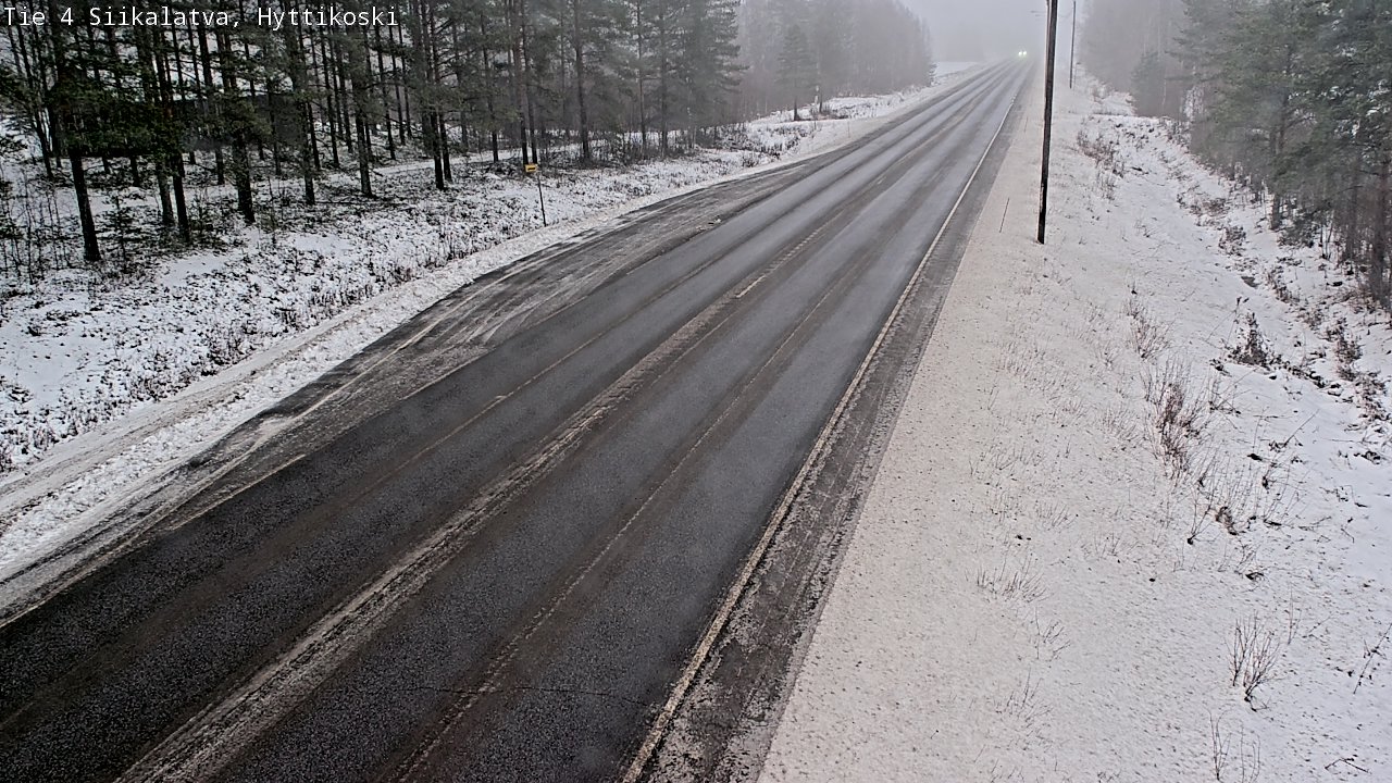 Weather Camera Image Väg 4 Siikalatva, Hyttikoski, Siikalatva, Pohjois-Pohjanmaa