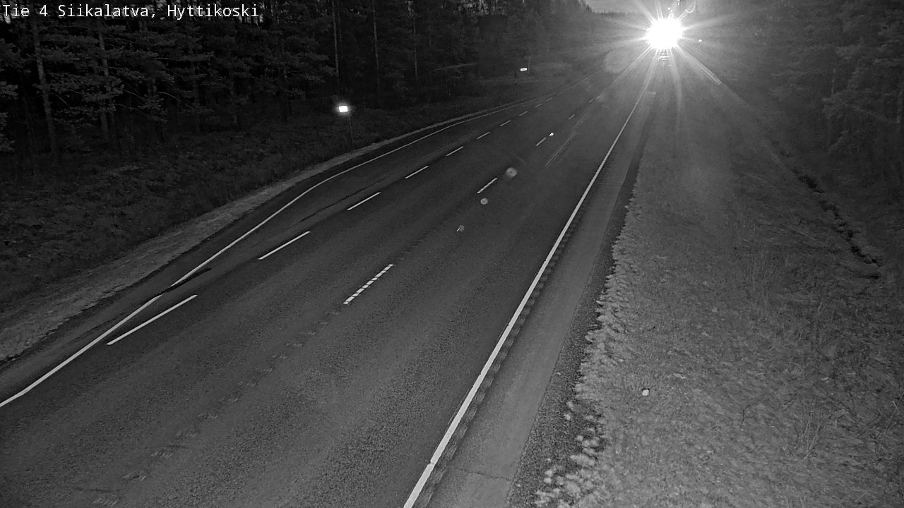 Weather Camera Image Väg 4 Siikalatva, Hyttikoski, Siikalatva, Pohjois-Pohjanmaa