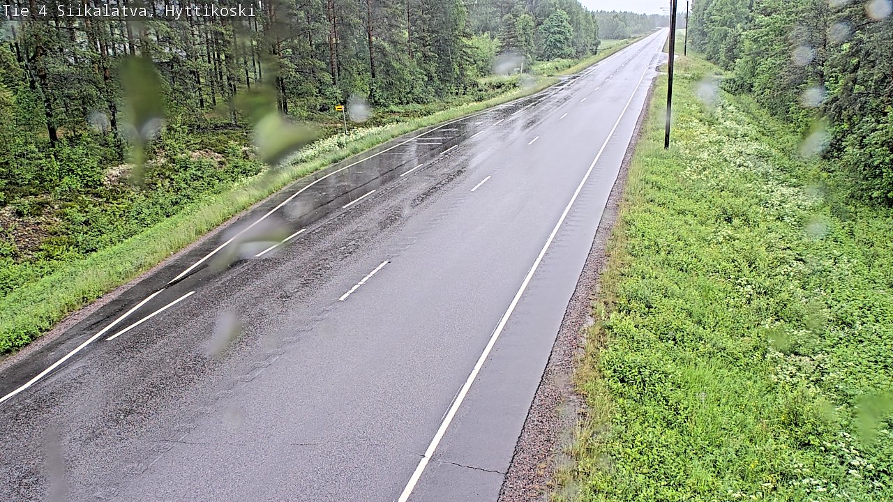 Weather Camera Image Road 4 Siikalatva, Hyttikoski, Siikalatva, Pohjois-Pohjanmaa
