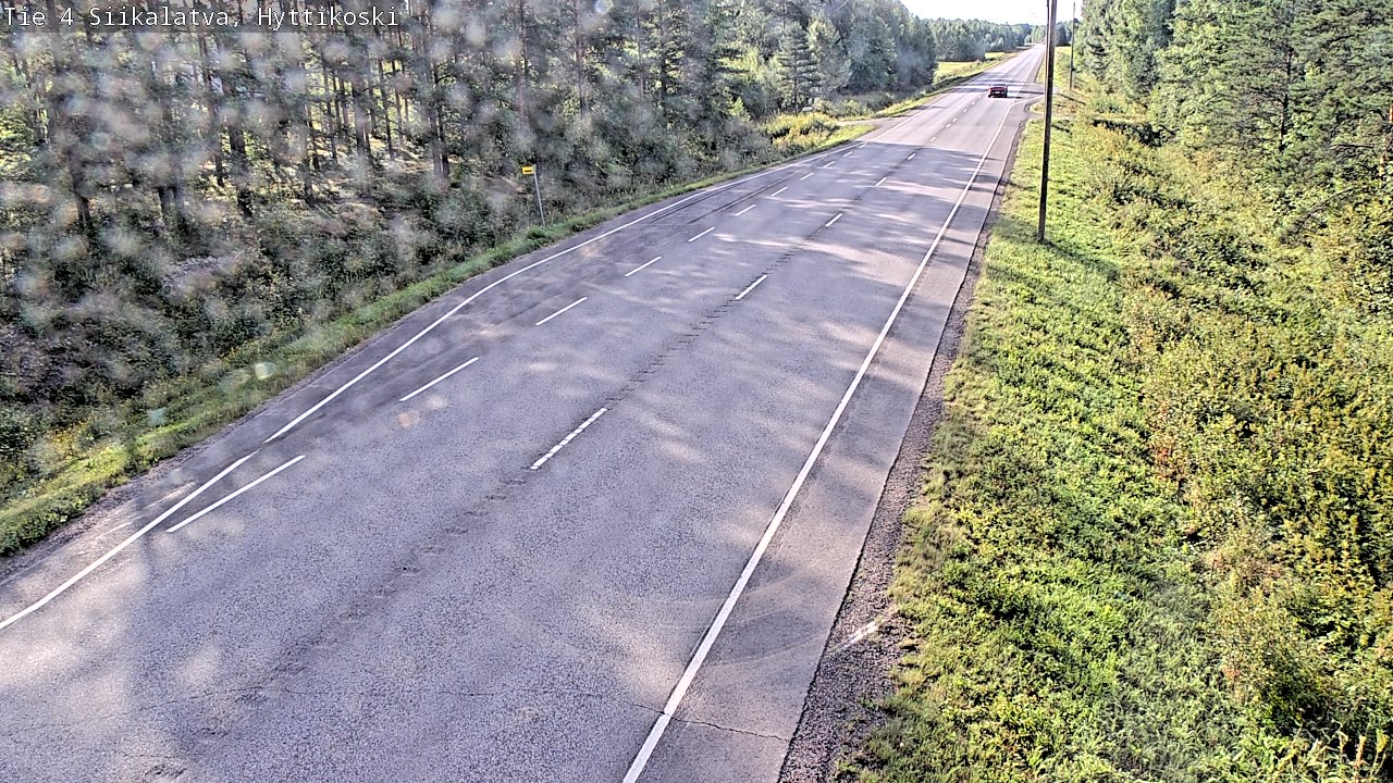 Weather Camera Image Väg 4 Siikalatva, Hyttikoski, Siikalatva, Pohjois-Pohjanmaa
