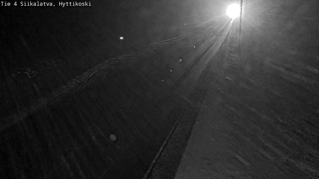 Weather Camera Image Väg 4 Siikalatva, Hyttikoski, Siikalatva, Pohjois-Pohjanmaa