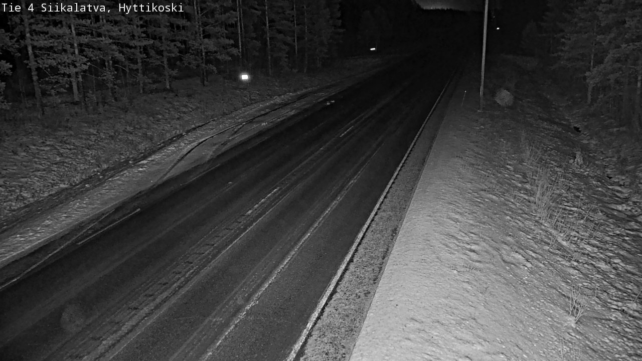 Weather Camera Image Väg 4 Siikalatva, Hyttikoski, Siikalatva, Pohjois-Pohjanmaa
