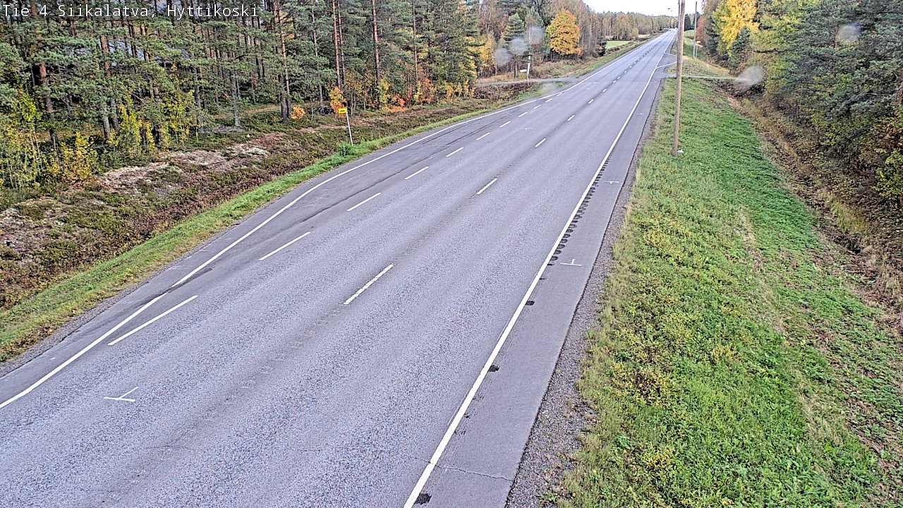 Weather Camera Image Road 4 Siikalatva, Hyttikoski, Siikalatva, Pohjois-Pohjanmaa