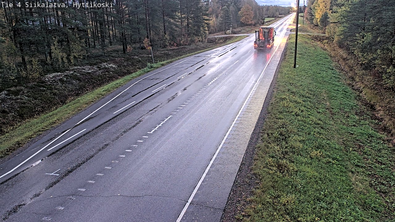 Weather Camera Image Road 4 Siikalatva, Hyttikoski, Siikalatva, Pohjois-Pohjanmaa