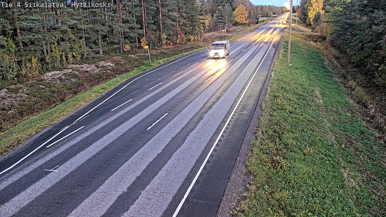 Weather Camera Image Road 4 Siikalatva, Hyttikoski, Siikalatva, Pohjois-Pohjanmaa