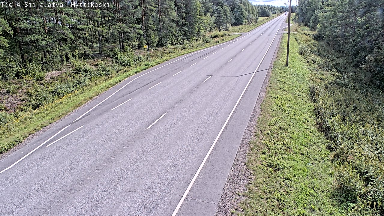Weather Camera Image Road 4 Siikalatva, Hyttikoski, Siikalatva, Pohjois-Pohjanmaa