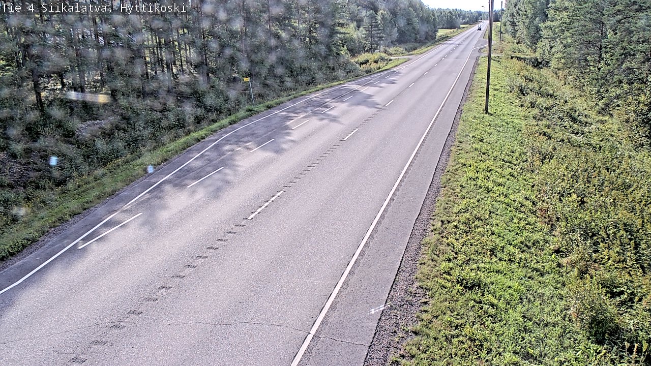 Weather Camera Image Väg 4 Siikalatva, Hyttikoski, Siikalatva, Pohjois-Pohjanmaa