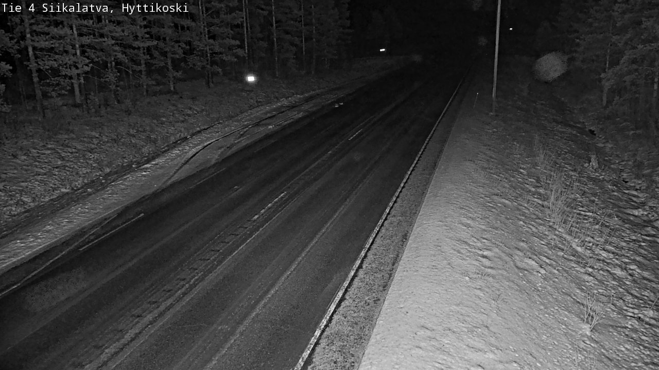 Weather Camera Image Väg 4 Siikalatva, Hyttikoski, Siikalatva, Pohjois-Pohjanmaa
