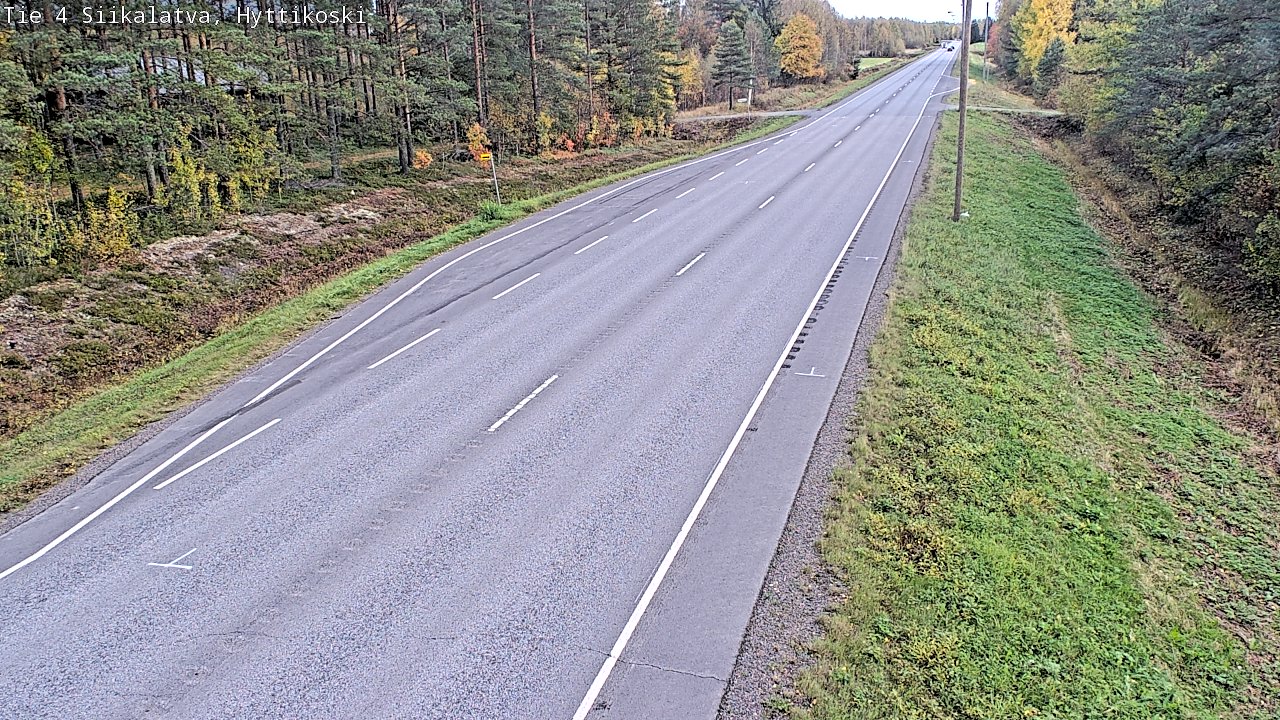 Weather Camera Image Road 4 Siikalatva, Hyttikoski, Siikalatva, Pohjois-Pohjanmaa
