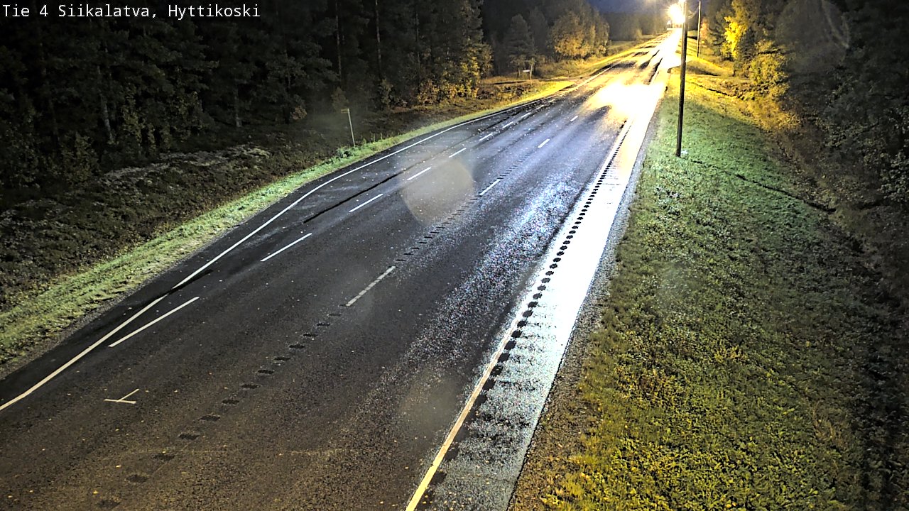 Weather Camera Image Road 4 Siikalatva, Hyttikoski, Siikalatva, Pohjois-Pohjanmaa