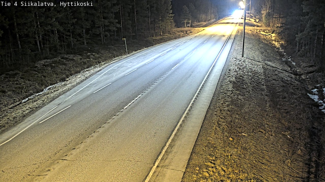 Weather Camera Image Road 4 Siikalatva, Hyttikoski, Siikalatva, Pohjois-Pohjanmaa