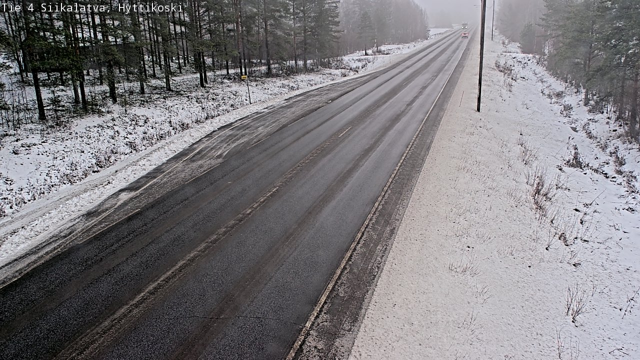 Weather Camera Image Väg 4 Siikalatva, Hyttikoski, Siikalatva, Pohjois-Pohjanmaa