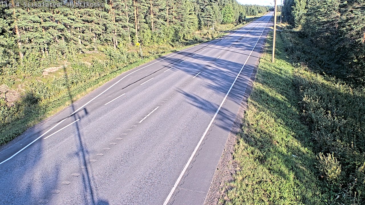 Weather Camera Image Väg 4 Siikalatva, Hyttikoski, Siikalatva, Pohjois-Pohjanmaa