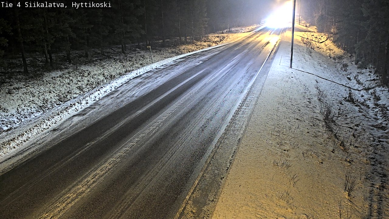 Weather Camera Image Väg 4 Siikalatva, Hyttikoski, Siikalatva, Pohjois-Pohjanmaa