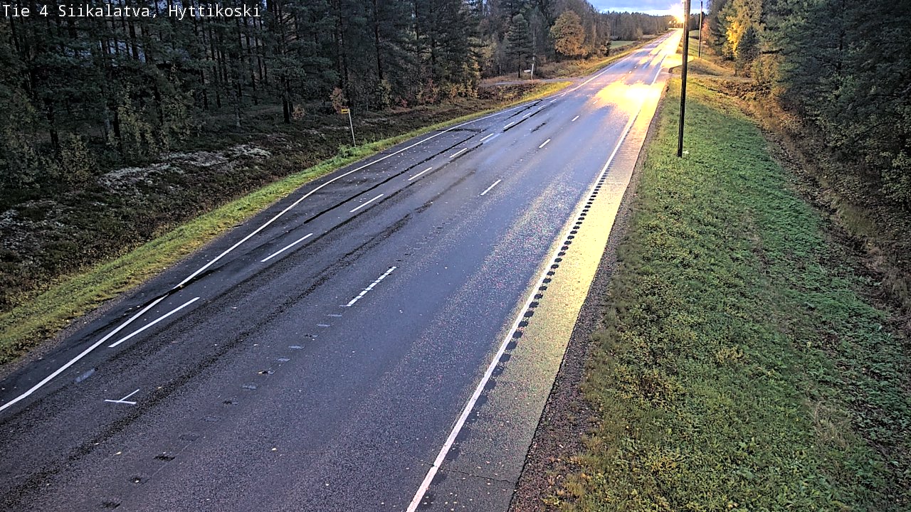 Weather Camera Image Road 4 Siikalatva, Hyttikoski, Siikalatva, Pohjois-Pohjanmaa