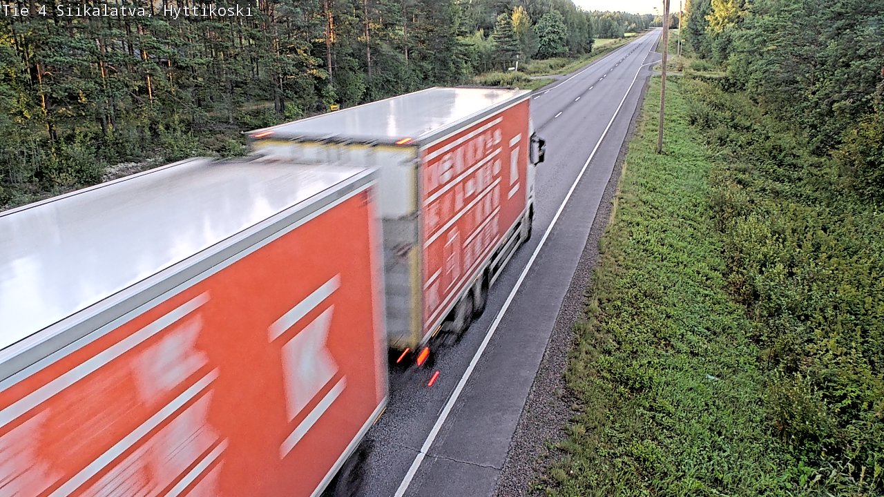 Weather Camera Image Väg 4 Siikalatva, Hyttikoski, Siikalatva, Pohjois-Pohjanmaa