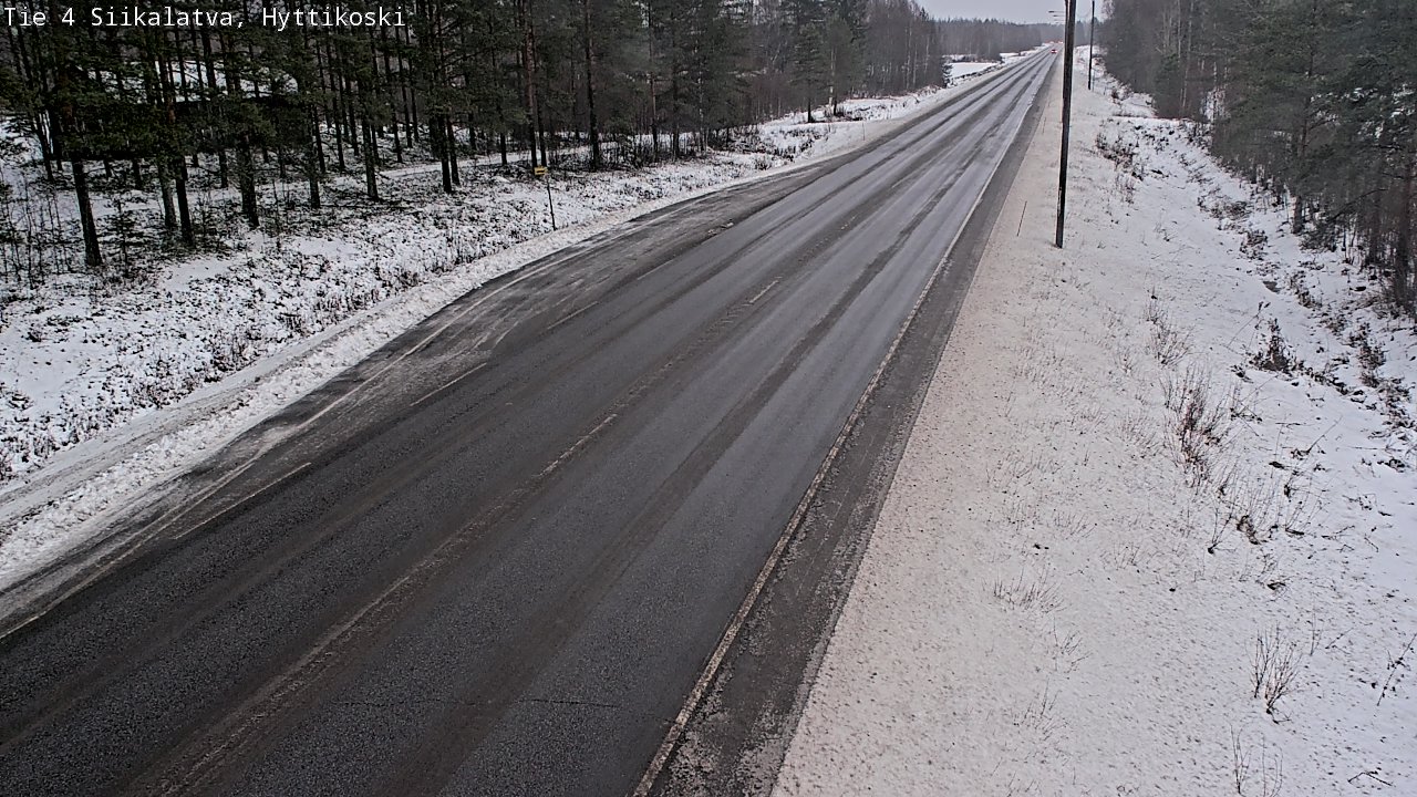 Weather Camera Image Road 4 Siikalatva, Hyttikoski, Siikalatva, Pohjois-Pohjanmaa