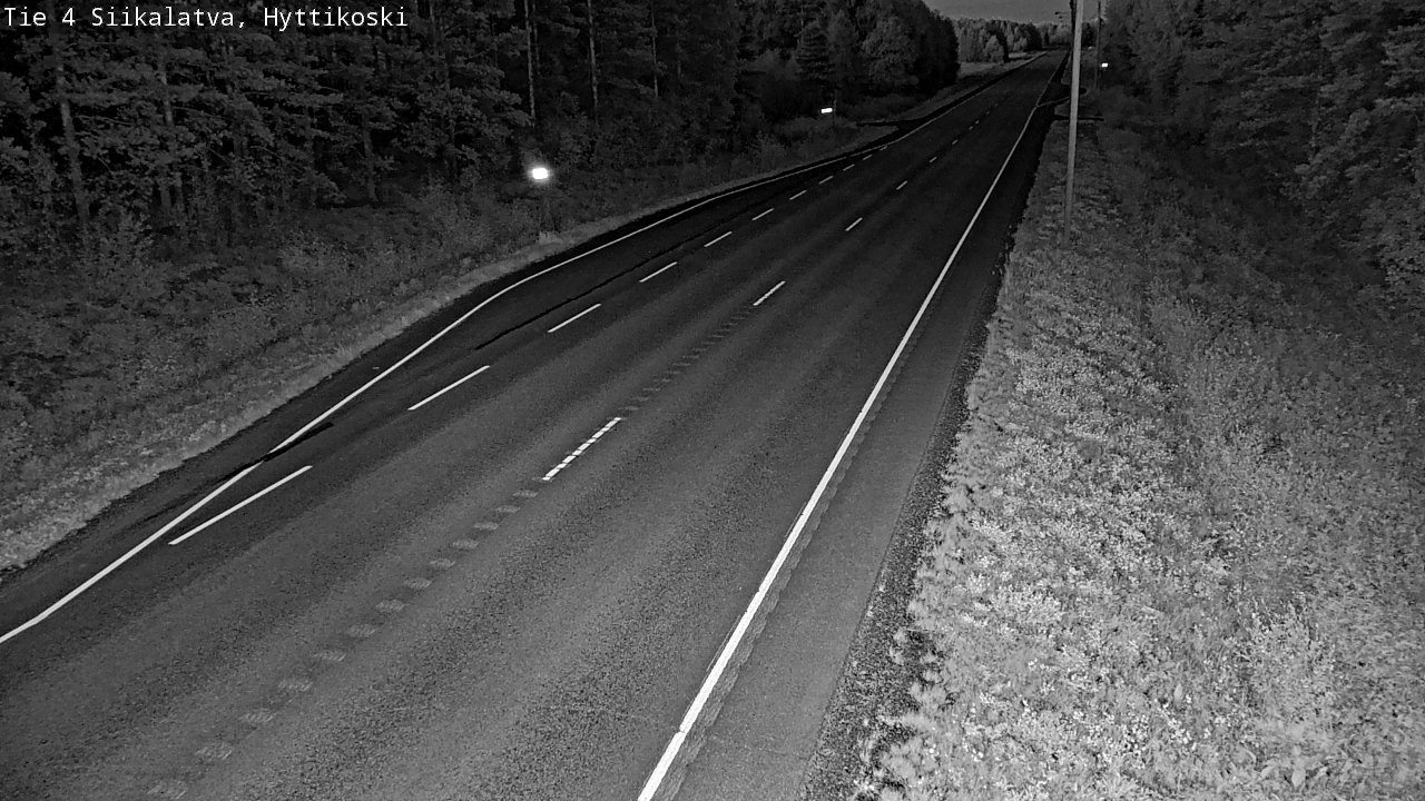 Weather Camera Image Väg 4 Siikalatva, Hyttikoski, Siikalatva, Pohjois-Pohjanmaa